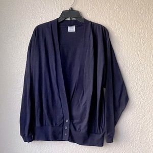Vintage Navy Cardigan